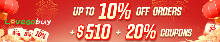 Lovegobuy | up to 10% off orders +$510$ + 20% coupans