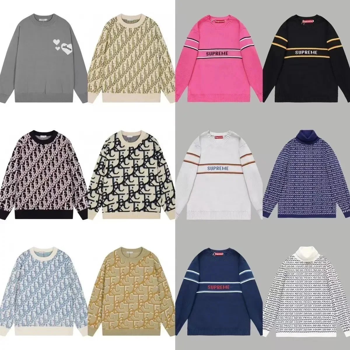 Supreme Dior LongSleeve Sweatshirt